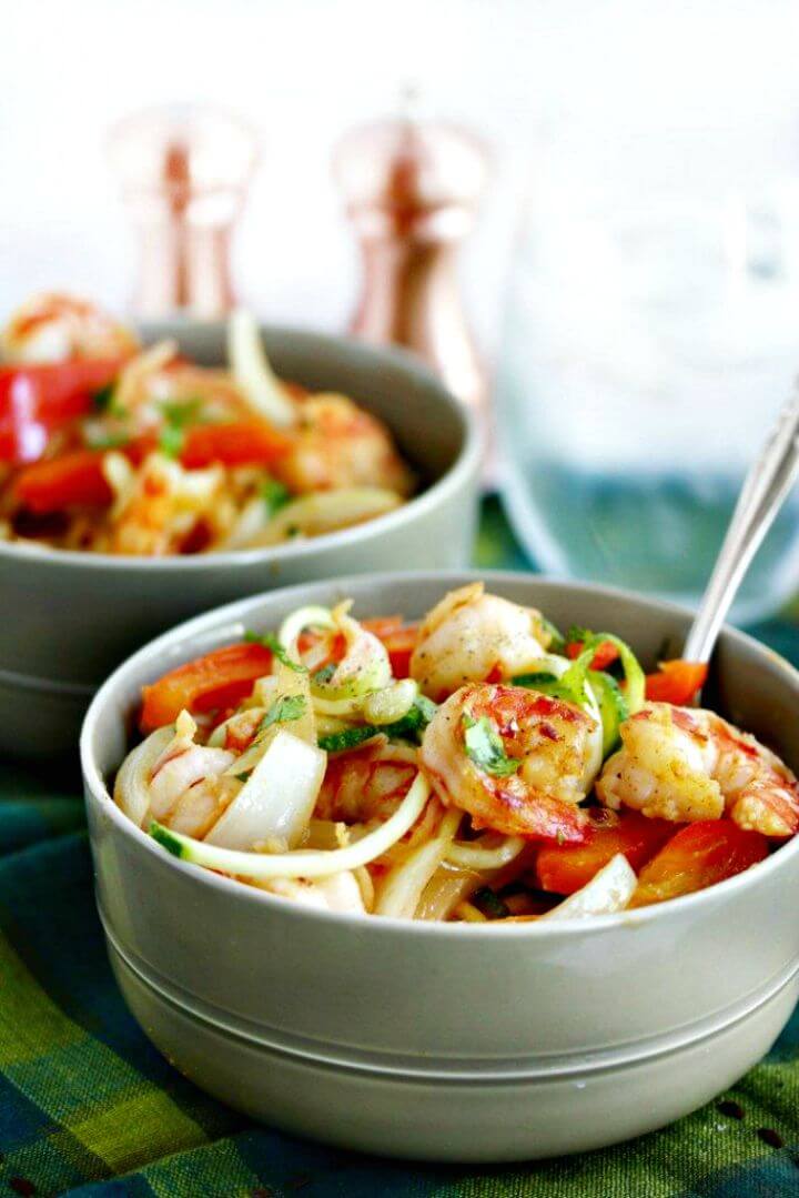 Cajun Garlic Shrimp Noodle Bowls Recipe